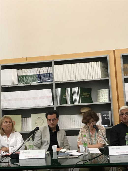 Ida Gaeta, Hisham Matar, Marina Astrologo und Amitav Ghosh